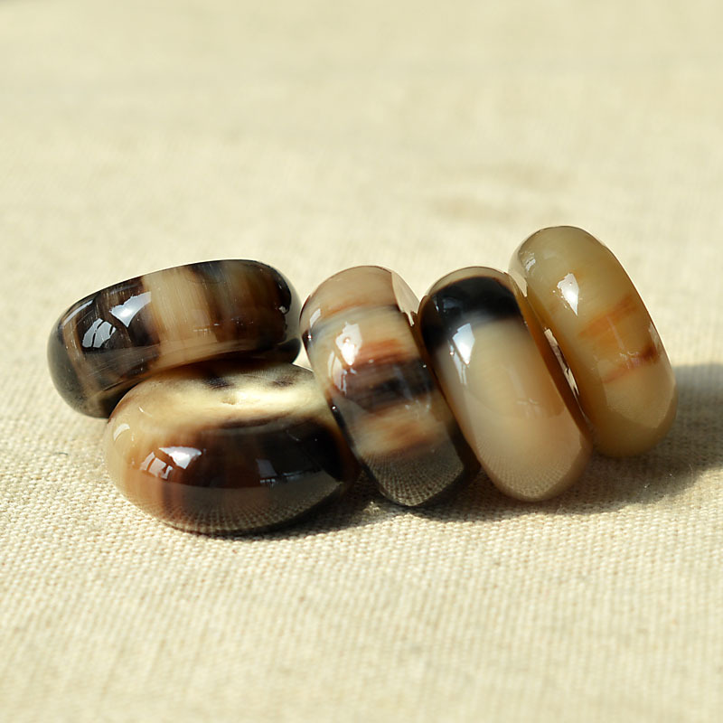 Health Wellness Bracelet - Colgante de paz de cuerno de