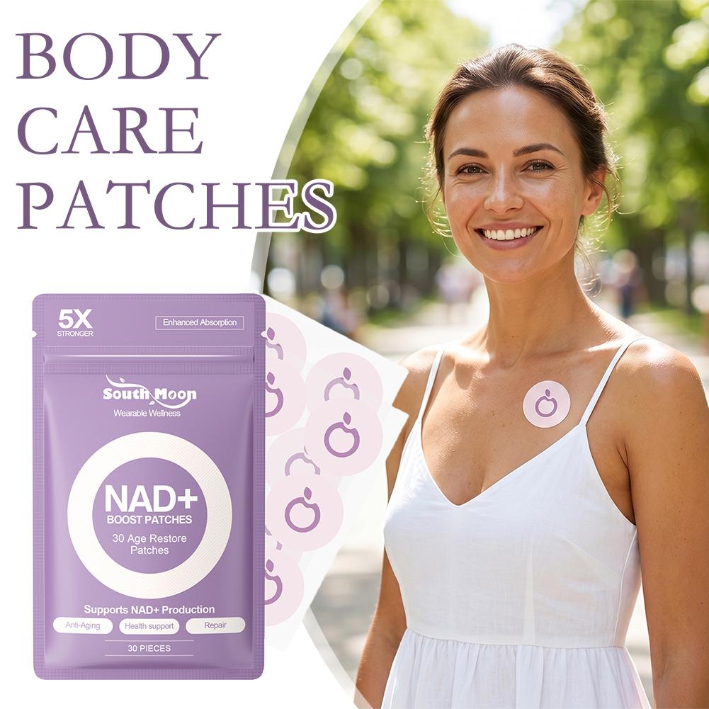 Health Wellness And - 30 Parches NAD+ Boost Antienvejecimiento para