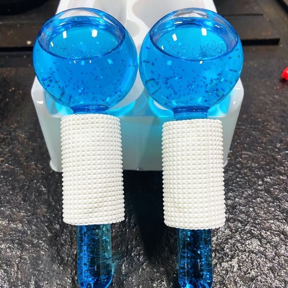 Esferas de hielo para masajes  - Ice Roller Face Cold reseña y precio