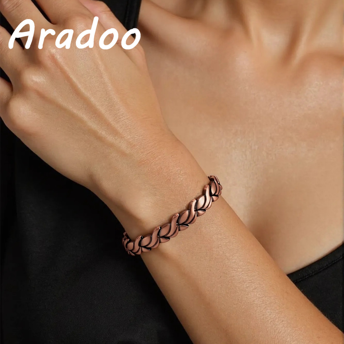 ARADOO Pulsera magnética de co - Health Wellness Bracelet reseña y precio